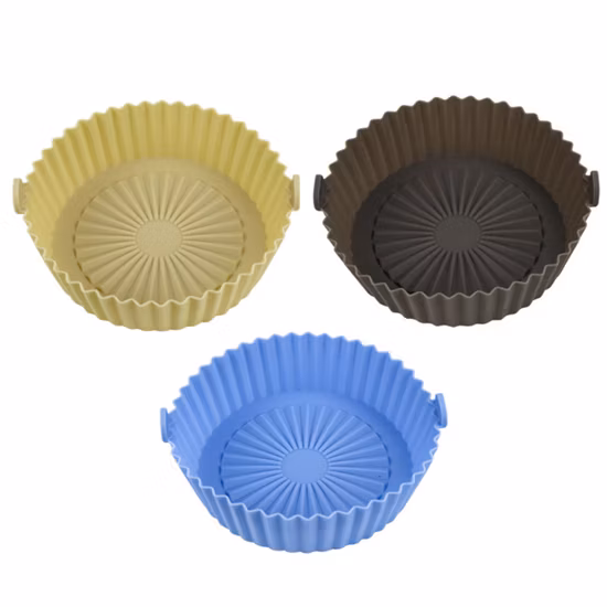 Revêtement de friteuse à Air réutilisable multifonctionnel de qualité alimentaire, accessoires de four de friteuse à Air en Silicone facile à nettoyer
